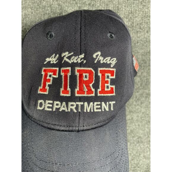 Nu-Fit Fitted Hat Men's Small Al Kut Iraq Fire Department 2007 Patriotic - Picture 5 of 9